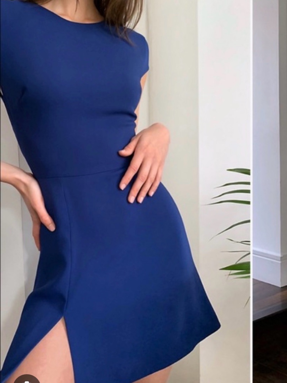Aritizia Babaton Mini Dress Blue